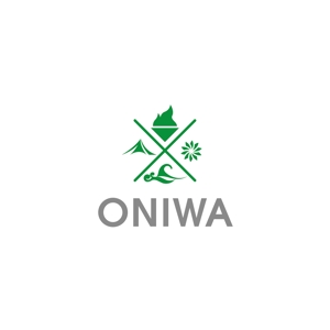 TAD (Sorakichi)さんのプライベートキャンプ＆イベントスペース「ONIWA」のロゴへの提案