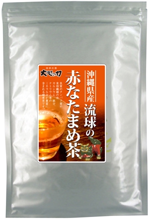 Big moon design (big-moon)さんの沖縄県産　赤なたまめ茶のシールデザイン募集！への提案