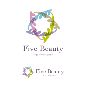 alphatone (alphatone)さんのヨガ、ピラティススタジオ(Five Beauty)のロゴへの提案
