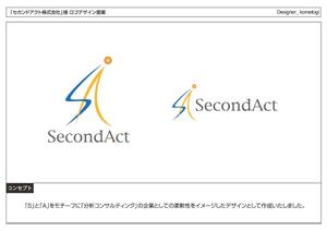 kometogi (kometogi)さんの「SecondAct」のロゴ作成への提案