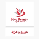 design vero (VERO)さんのヨガ、ピラティススタジオ(Five Beauty)のロゴへの提案