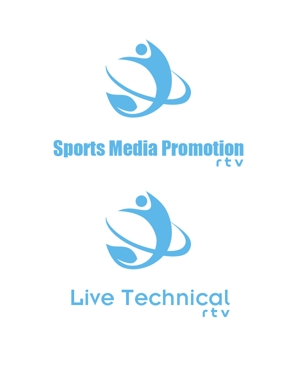 ぽんぽん (haruka0115322)さんのスポーツライブ配信・メディア運営を行う会社の事業の共通ロゴへの提案