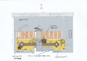 NAKAMO (mokuyoku)さんのジュエリーショップの店舗前「ガーデンデザイン」への提案