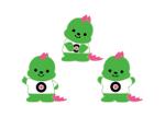 c-k-a-r-d-h (c-k-a-r-d-h)さんの会社のキャラクターデザインで恐竜モチーフ希望です。への提案