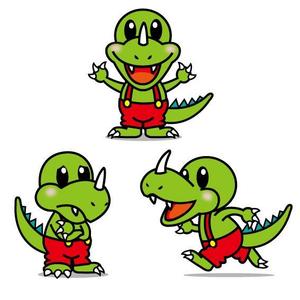 うさぎいち (minagirura27)さんの会社のキャラクターデザインで恐竜モチーフ希望です。への提案