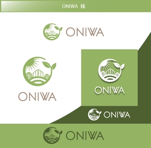 FISHERMAN (FISHERMAN)さんのプライベートキャンプ＆イベントスペース「ONIWA」のロゴへの提案
