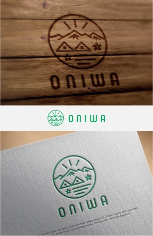 drkigawa (drkigawa)さんのプライベートキャンプ＆イベントスペース「ONIWA」のロゴへの提案