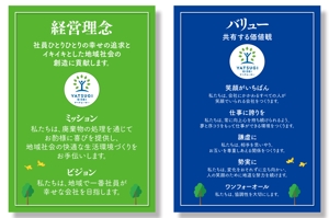 masunaga_net (masunaga_net)さんの経営理念のポスター作成への提案