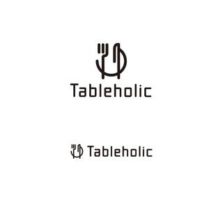  K-digitals (K-digitals)さんのテーブル・パーティーコーディネート　サイト　”Tableholic"　のロゴへの提案