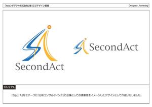 kometogi (kometogi)さんの「SecondAct」のロゴ作成への提案