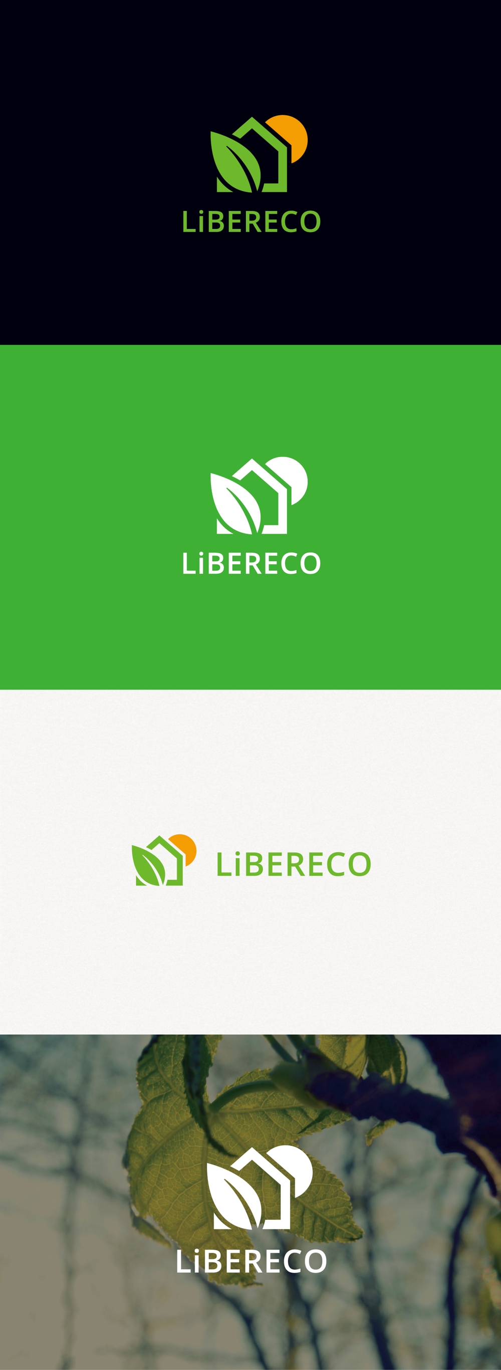 エコロジーなイメージの企業ロゴ