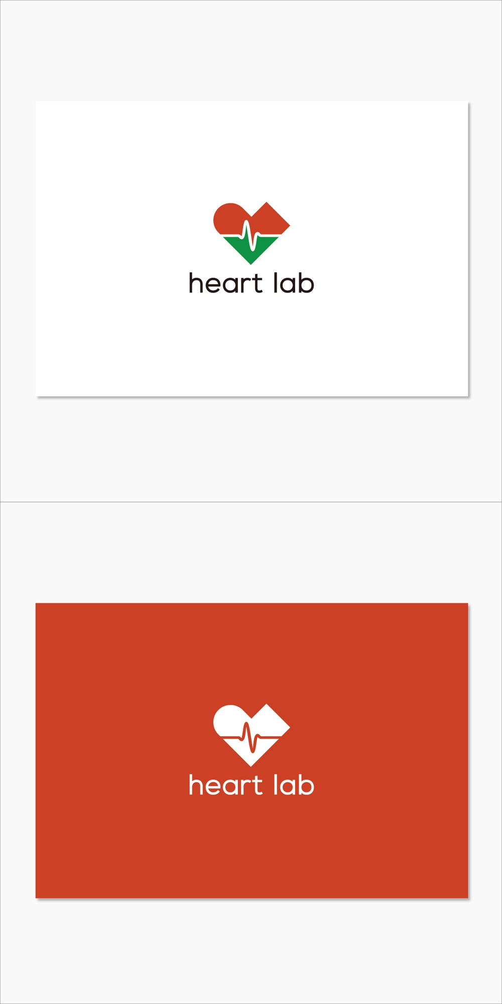 医療系個人事業「ハートラボ」のロゴ