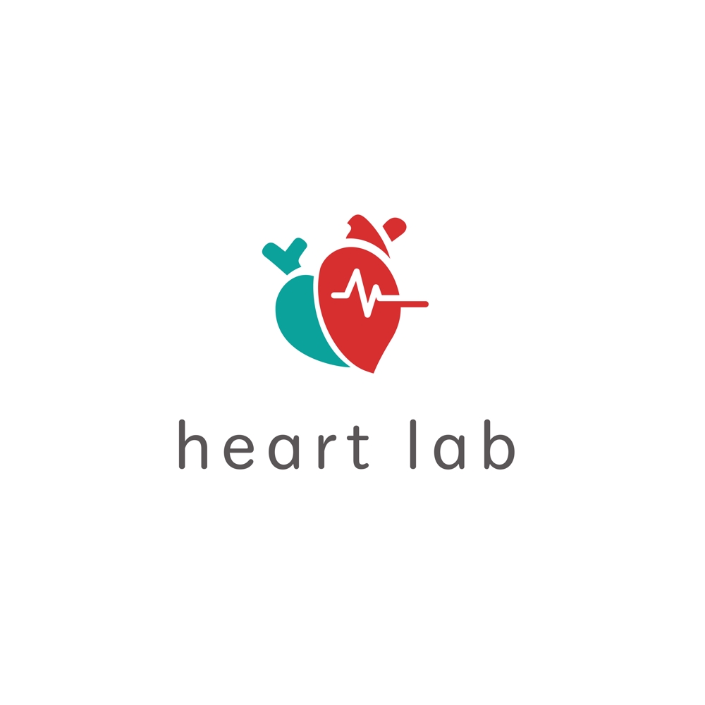 医療系個人事業「ハートラボ」のロゴ