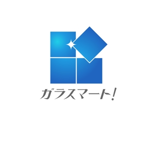 さくらの木 (fukurowman)さんの一般住宅向けガラス出張修理サービスのフランチャイズ事業名「ガラスマート」のロゴへの提案