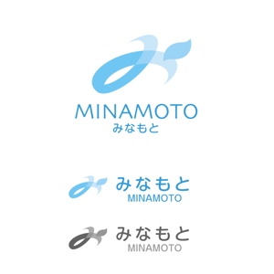 u-ko (u-ko-design)さんの「ミナモトサービス有限会社」のロゴ作成への提案