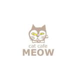kometto (kometto)さんの猫カフェのロゴデザインへの提案