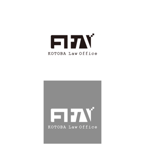 giraffe_designさんの「コトバ法律事務所」のロゴへの提案