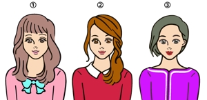 片山 (rokimpo)さんの20代女性3人のキャラクターデザイン募集への提案