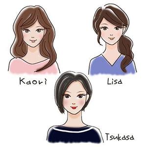 CHIHUAHUA BASE (tae1182)さんの20代女性3人のキャラクターデザイン募集への提案