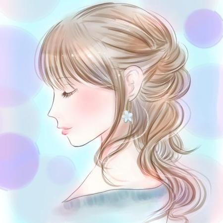 Moka Ilさんの事例 実績 提案 女性向けwebメディアのおしゃれな女性イラストプロフィール画像 Kumagai様 クラウドソーシング ランサーズ