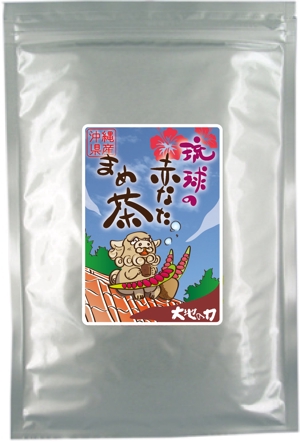 okamegさんの沖縄県産　赤なたまめ茶のシールデザイン募集！への提案
