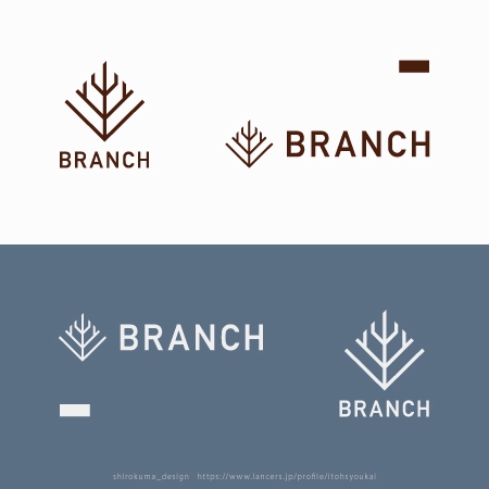賃貸マンション「BRANCH」のロゴの副業・在宅・フリーランスの仕事