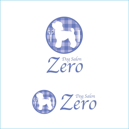 t-design (t-design-874)さんのトリミングサロン   「Dog Salon Zero」 のロゴへの提案