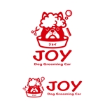 yellow_frog (yellow_frog)さんのワンちゃん専門訪問車内トリミング「JOY」のロゴへの提案