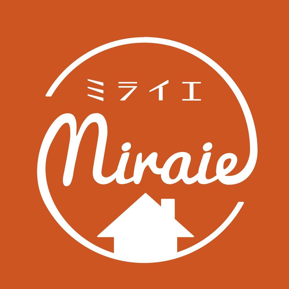 有料老人ホーム「ミライエ（未来・家）」のロゴ