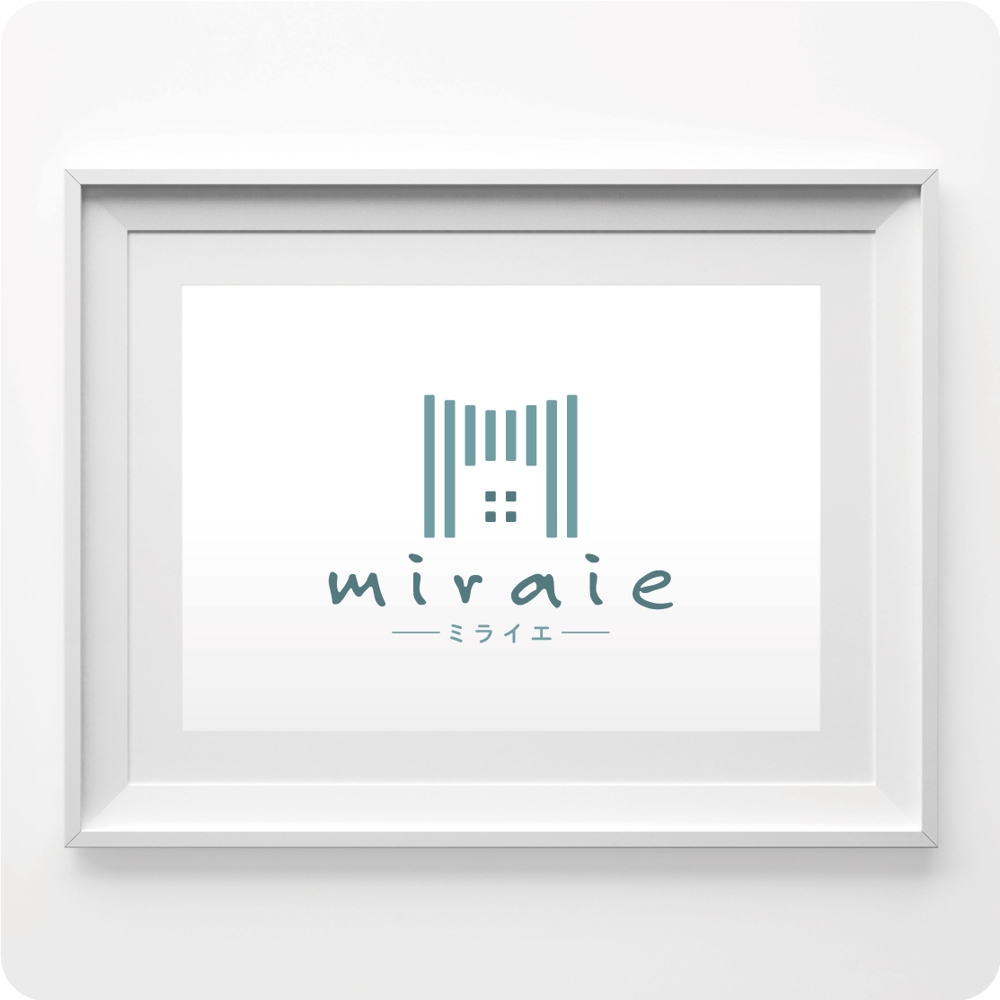 有料老人ホーム「ミライエ（未来・家）」のロゴ