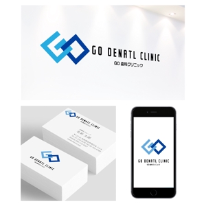 タナベ　テツヤ (t_tanabe)さんの新規開業歯科医院「GO歯科クリニック」のロゴデザイン依頼。歯を連想させる必要無し、COOLに！への提案