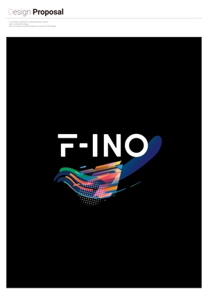 s-design (arawagusk)さんの音楽制作ユニット「f-ino」のロゴへの提案