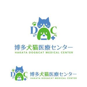 m_mtbooks (m_mtbooks)さんの新規開業動物病院「博多犬猫医療センター」のロゴへの提案