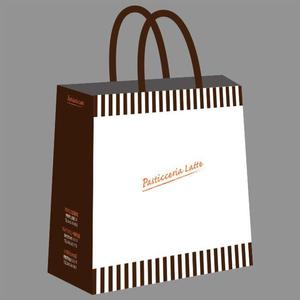 Hiichi ()さんの洋菓子店の紙手提げ袋デザインへの提案