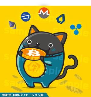 okam- (okam_free03)さんのかわいい黒猫のキャラクターデザインへの提案