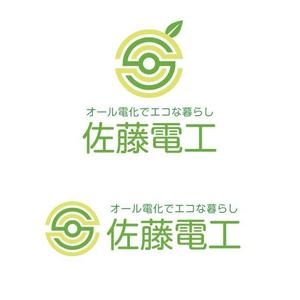 JUN (aus-jun)さんの電気工事会社の車両、看板、名刺等に使うロゴの制作への提案