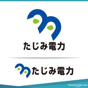 Innocent public tree (nekosu)さんの地域電力販売会社「たじみ電力」のロゴへの提案