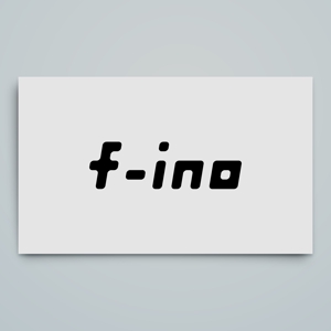 haru_Design (haru_Design)さんの音楽制作ユニット「f-ino」のロゴへの提案