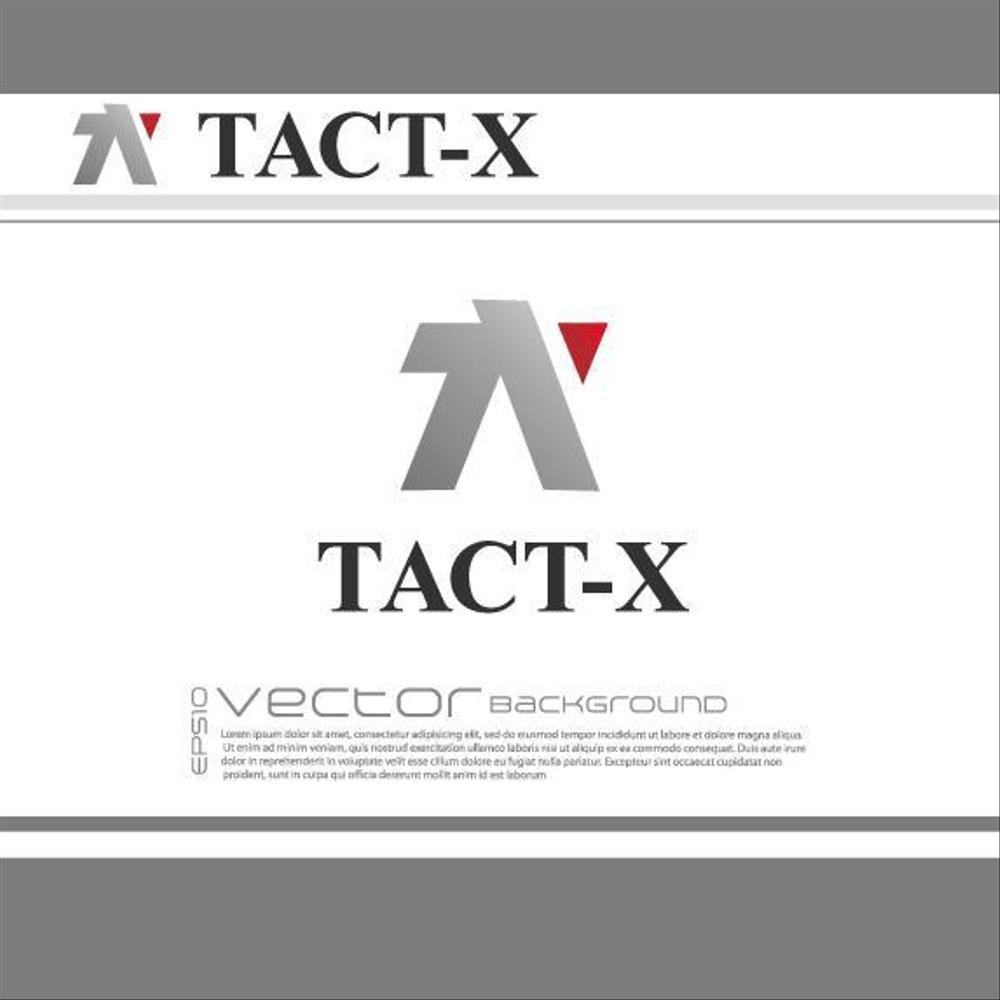 歯科医院経営戦術集団「TACT-X」（タクティクス）のロゴ