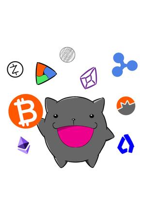 ひるの　ねこ (hir0430)さんのかわいい黒猫のキャラクターデザインへの提案