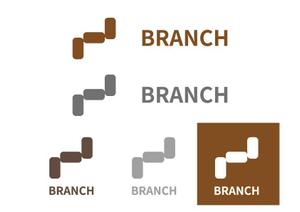 THREEWHEELS (threewheels)さんの賃貸マンション「BRANCH」のロゴへの提案
