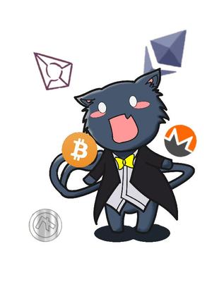 クランクアップ (kuranku-up)さんのかわいい黒猫のキャラクターデザインへの提案