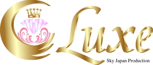 さんの「Luxe　Sky Japan Production」のロゴ作成への提案