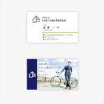Keypher (Keypher247)さんの不動産事業の「合同会社Life Time Partner」の名刺デザインへの提案