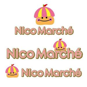 minami (mianamirande)さんのビッグスターネットショップの新店舗！『Nico Marche(ニコマルシェ)』のロゴへの提案