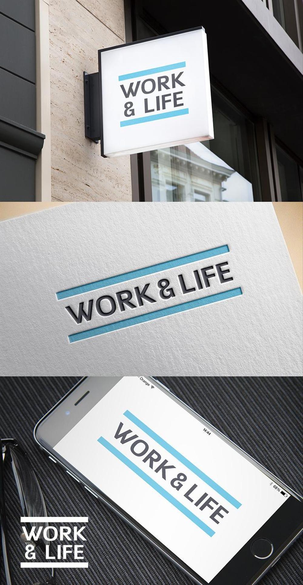 新会社「WORK＆LIFE」のロゴ