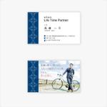 Keypher (Keypher247)さんの不動産事業の「合同会社Life Time Partner」の名刺デザインへの提案