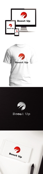 コトブキヤ (kyo-mei)さんのスポーツブランド「Boost Up」のロゴへの提案
