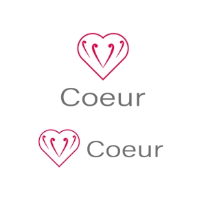 新妻宗大 (tn363)さんのレディースオーダーシャツ　Coeur（クー）のロゴへの提案