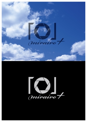 NOB.DESIGN（ノブデザイン） (nobyam)さんの出張撮影サービスの「mirairo+」のロゴ作成をお願いします。への提案